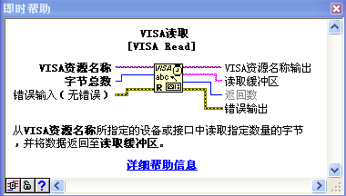 NI-VISA Write的命令解释